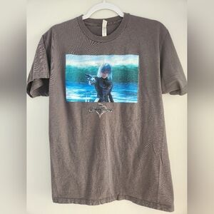 Disney Kingdom Hearts Dark Riku T-shirt Adult Unisex Large - Lightly Worn